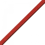 Лента велур естествен 3 мм червен 91 метра