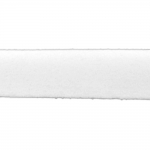 Лента еко велур 20x1.4 мм бял - 1 метър