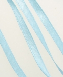 Ширит Сатен 3 мм син небесно -10 метра