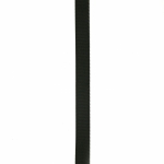 Ширит Сатен 10 мм рипс черен ~10 метра