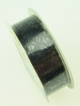 Лента хартия 18 мм самозалепваща черна с пеперуди -1 метра