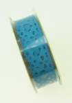 Лента полипропилен 15 мм самозалепваща синя със сърца -1 метър