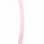 Лента органза 9 мм розова светло -20 метра