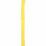 Лента сатен 9 мм рипс жълта тъмна с ламе сребро -5 метра