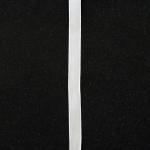 Лента кадифе 10 мм бяла -3 метра