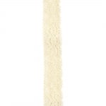 Лента дантела памук 25 мм цвят бежов - 1 метър