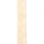 Лента дантела памук 35 мм цвят бежов - 1 метър