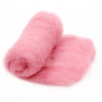 ВЪЛНА Филц мерино за нетъкан текстил светло розова -50 грама
