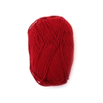 Прежда камгарна 60 % памук 40 % полиестер цвят червен -50 грама