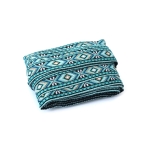 Ширит 18 мм тюркоаз, с бяло, бежово, светлосиньо, тъмносиньо и черно -5 метра