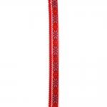 Ширит 14 мм червен с бяло, синьо и жълто - 5 метра
