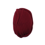 Прежда трикотажна лента 100 % полиестер цвят бордо -100 грама 