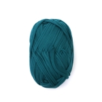 Прежда трикотажна лента 100 % полиестер цвят тъмен тюркоаз -100 грама 