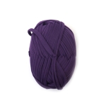 Прежда трикотажна лента 100 % полиестер цвят лилав -100 грама 