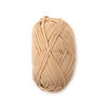 Прежда плетена лента 68 % памук 32 % полиамид цвят телесен -50 грама 