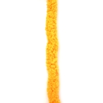 Прежда шенилна 100 % полиестер 20 мм дебелина цвят жълт ~240 грама  -25 метра