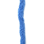 Прежда шенилна 100 % полиестер 20 мм дебелина цвят син ~240 грама  -25 метра