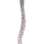 Прежда шенилна 100 % полиестер 20 мм дебелина цвят светло сив ~240 грама  -25 метра