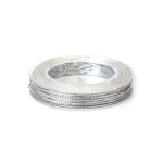 Ластиk ламе 0.6 мм цвят сребро ~10 метра