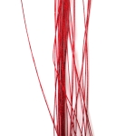 Цветарска тел цвят червен 0.5 мм ~80 см -30 броя