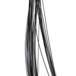 Цветарска тел цвят черен 0.5 мм ~80 см -30 броя