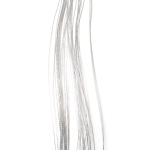 Цветарска тел цвят сребро 0.5 мм ~80 см -30 броя