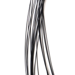 Цветарска тел цвят черен 0.9 мм ~82 см -20 броя