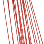 Тел цветарска 0.9 мм ~82 см червена -20 бр