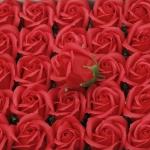 Сапунена роза 50 мм ароматна цвят червен