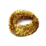 Коледен гирлянд за декорация лъскав цвят жълт 3.5 см ~5 метра