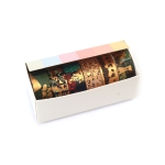 Хартиено тиксо за декорация Washi различни видове " Арт пейзажи" 15 мм -6 ролки x 2 метра