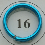 Тел алуминиева 2 мм цвят син светъл -6 метра