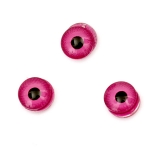 Очички резин 6x1.5 мм розови -10 броя