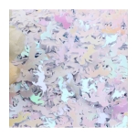 Елементи за декорация еднорог 18x13 мм прозрачни дъга -20 грама