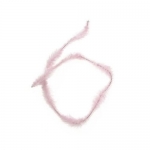 Пръчка телена с осем релефа х2.5 см розова бледа-30 см