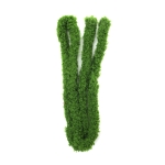 Телена пръчка с пухкав шенил цвят зелен 20 мм - 1 метър