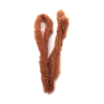 Мека телена пръчка с пухкав синтетичен материал цвят светло кафяв 20 мм -1 метър