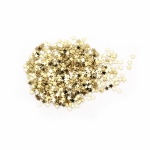 Пайети звезда 2,5x2,5x0,1 мм цвят злато - 10 грама