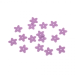 Пайети цвете 10 мм цвят лилав плътен -20 грама
