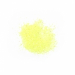 Брокат/глитер на прах 0.3 мм 250 микрона жълт електрик холограмен/дъга -20 грама