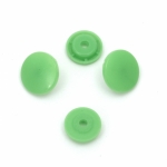 Пласмасови тик-так копчета 12 мм цвят зелен -20 броя