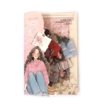 Комплект декоративни стикери "ESSAYS BY YOUNG GIRLS" - различни дизайни -30 броя