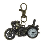 Ключодържател часовник отварящ метал цвят античен бронз 70 мм. мотор