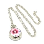 Гердан часовник кварц 30 мм метал цвят сребро 45 см