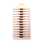 Мартеница гривна от текстил с метален елемент трибагреник -12 броя