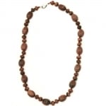 Гердан естествен камък СЛЪНЧЕВ КАМЪК 5~13x8~10 -23 см