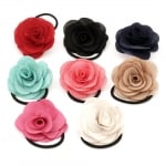 Ластик за коса текстил цвете цвят АСОРТЕ