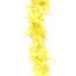 Марабу - шал от пера 180 см жълт