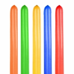 Балони дълги цвят АСОРТЕ с помпа -20 броя