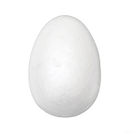 Яйце стиропор 114x78 мм за декорация -1 брой